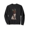 German Shorthaired Pointer Reindeer Christmas Dog Sweatshirt