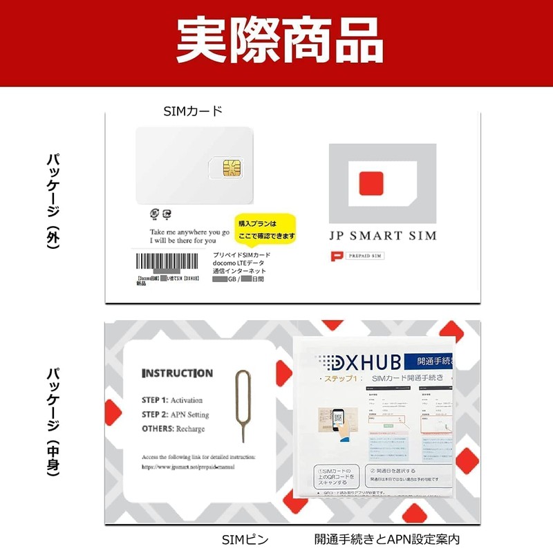 Docomo Line, 30 Days, 10 GB, Prepaid SIM, Large Capacity,