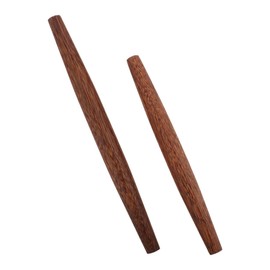 Gatuida 2pcs Wooden Rolling Pin Dough Roller for Essential Baking Tool for Home Kitchen Pastry Shops Solid Kitchen Supplies