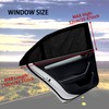 Sonnenschutz Auto Baby,2 Stück Autofenster Sonnenschutzrollos Heckscheibe,Sonnenblende Auto Netz Reduziert