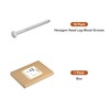 DTGN 1/4" x 3-1/2" Hex Lag Bolts - 10 Pack