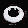sourcing map 34-35mm Pipe Cover Decoration PP Plastic Water Pipe