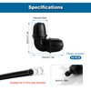 VooGenzek 10 PCS 4/7 mm Drip Irrigation Fittings, Irrigation Elbow