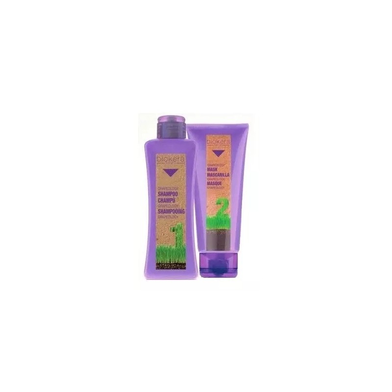 Salerm Kit Grapeology Biokera Salerm Shampooo + Mascarilla + Aceite
