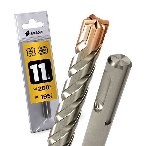 SDS Plus Hammer Drill Bit 4 x Cutting PGM Diameter