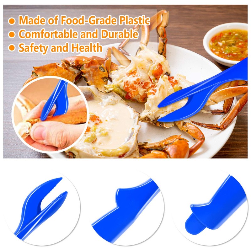 Crab Leg Crackers and Tools - 7 Piece Seafood Tools