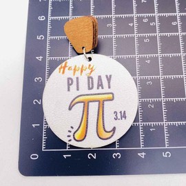 twinkle eye Creative Wooden Teacher Earrings For Women Math Pi Earrings Sunflower Book Librarian Read Book Stud Earrings Graduation Back To School Jewelry