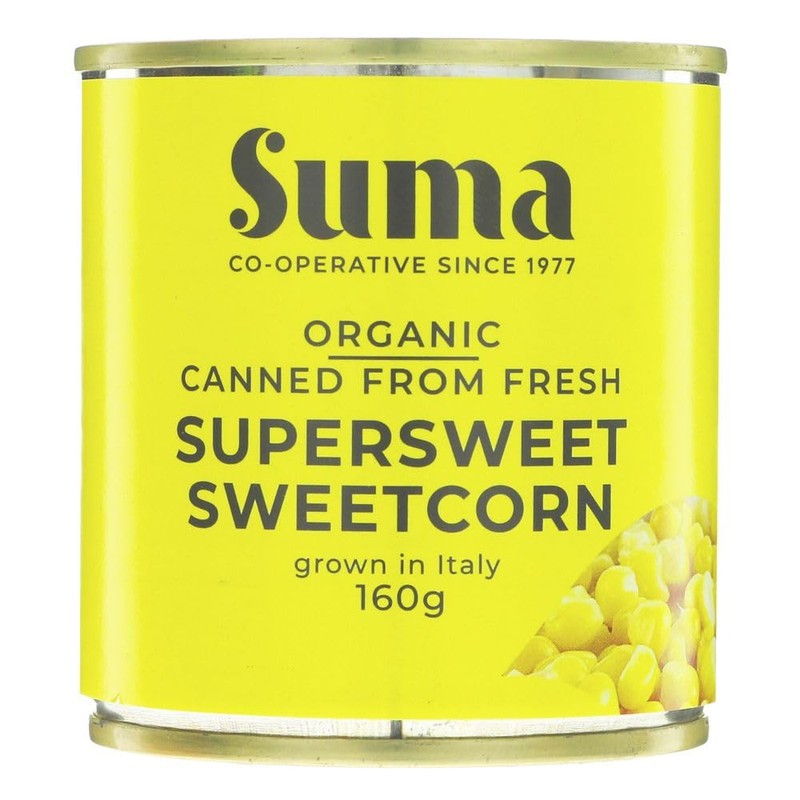 Suma Organic Supersweet Sweetcorn 160 g