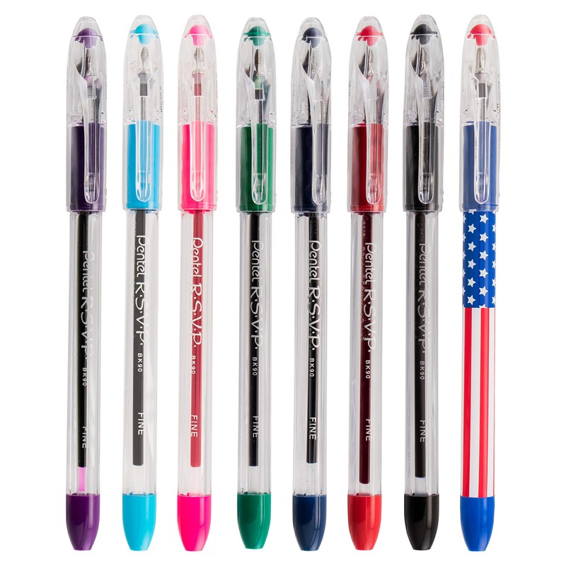 Pentel R.S.V.P. Ballpoint Pen, Everyday Writing, Office Supplies, School Supplies,