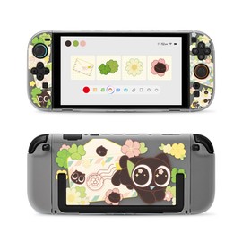 GeekShare Switch2カバー スイッチ2025 Switch2対応カバー ライセンス羅小黑 PC製 joy con 全面保護 薄型 傷防止 汚れ防止 耐衝撃 取り外し簡単-春便り
