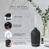 Humidificador Difusor De Ceramica Para Aromaterapia Antava Color Negro