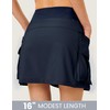FitsT4 Sports Womens Hiking Cargo Skorts with Pockets High Waisted