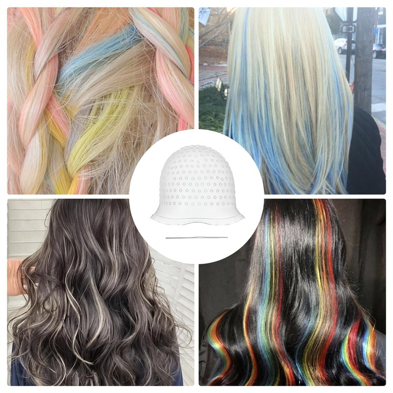 Highlight Cap for Strands Colour Highlighting Cap with Needle Balayage