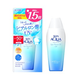 Skin Aqua Super Moisture UV Gel, Large Capacity, 5.6 oz (165 g), Large Capacity, Extra Large, Hyaluronic Formulated UV, SPF 50+ PA+++
