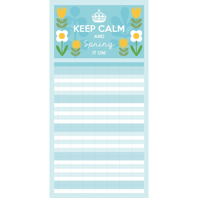 Keep Calm 2025 Family Planner Calendar