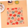 Mobestech 3pcs Beeswax Food Wraps Organic Cotton Food Preservation Cloths