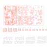 False Toenails, French Tip False Nails, 96 Pieces Short Elegant