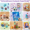 Ohuhu Plumones Acrílicos 72 Colores Doble Punta Pincel y Fina