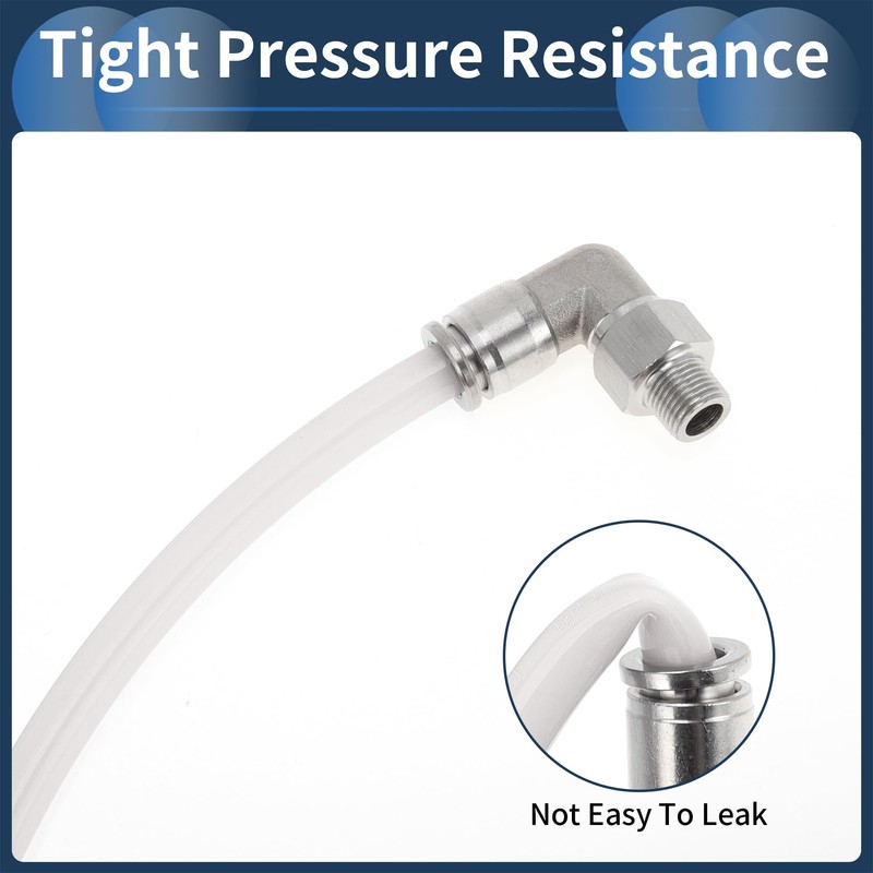 RATCHROLL Push to Connect Air Fittings 5/16" 90 Degree Air