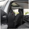 BUGUUYO 2pcs Double Headrest Hooks Suede Car Backseat Storage Organizer