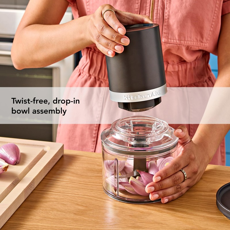 KitchenAid Go Cordless Top Down Chopper - battery included, KTCR351