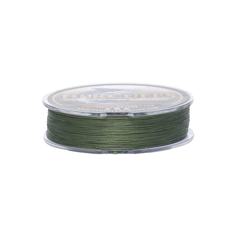 HERCULES Fade-Resistant Braided PE Fishing Line, 4 Strands, Long Casts,