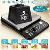 Digital Food Scale 11lb/5kg, Waterproof Kitchen Scale, Tare Function and