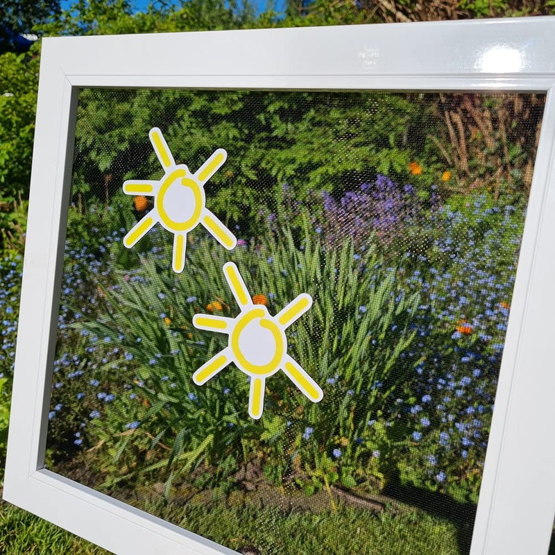 FlyEx Grömitzer Sun Magnets Instead of Stickers for Fly Screen