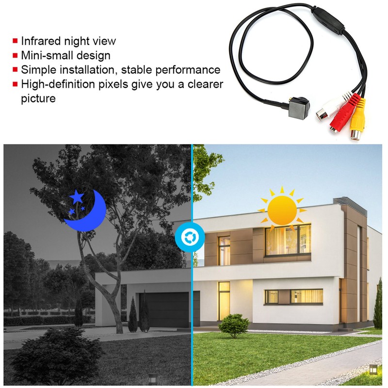 1200TCV,1500TCV,600TCV,700TCV Wired IR Mini CCTV Micro Tiny Audio and Video