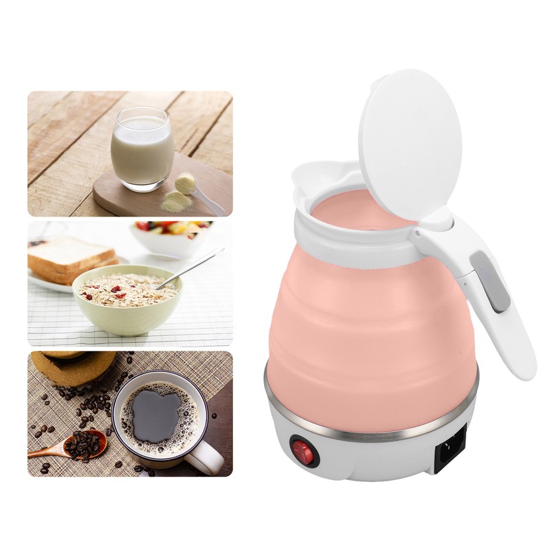 Foldable Electric Kettle 400W 600ML Auto Power Off Collapsible Travel