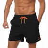 JustSun Men's Swimming Shorts with Mesh, Quick-Drying Board Shorts -