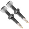 1 Pair 52mm Bike Extended Air Valve Tubeless Presta Valve