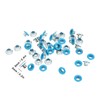 500Pcs Eyelet Grommet Round Edge Color Fine Workmanship Good Toughness
