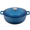EDGING CASTING Enameled Cast Iron Dutch Oven Pot with Lid,