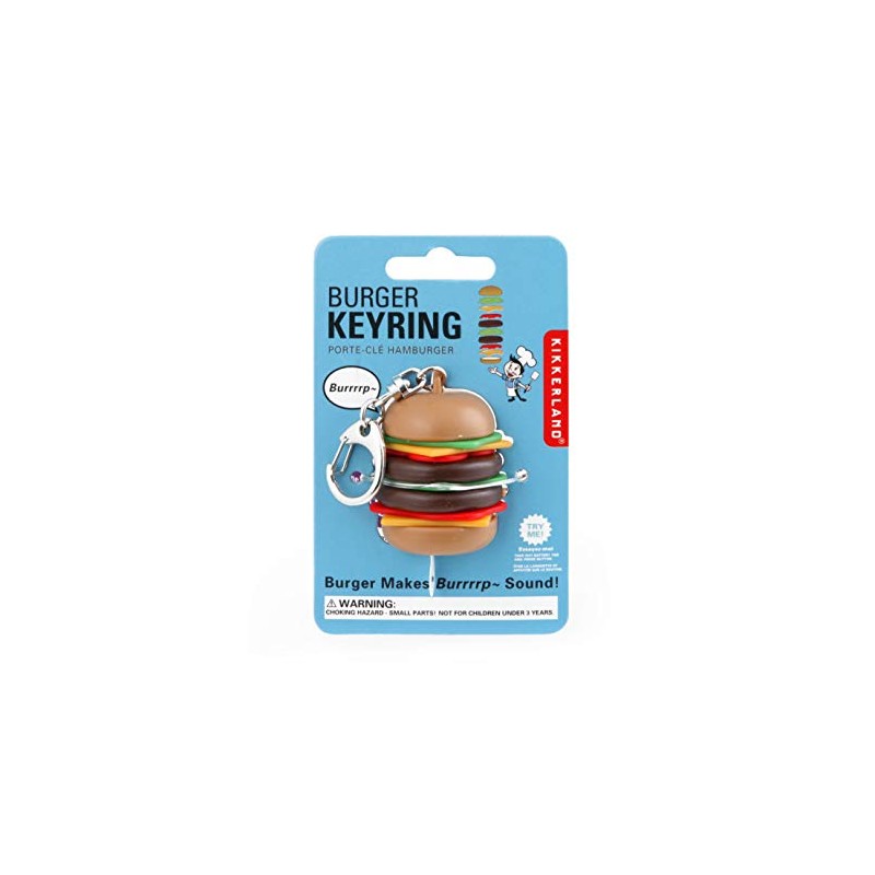 TALKING KEYRING トーキングキーリング キーホルダー (BURGER(ハンバーガー))