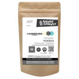 Freshly Fermented - Organic Certified Freeze Dried Yoghurt Starter Culture, Filmjolk