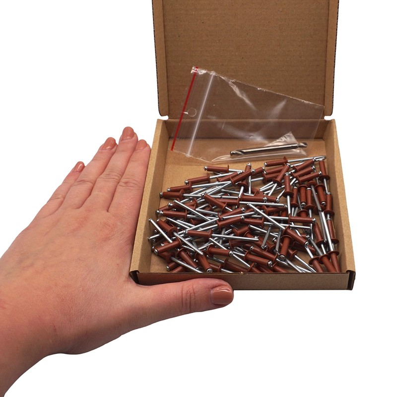SKIR'CO (80 pcs) Painted Blind Rivets 4.0 x 14 mm,