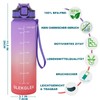 GLEKGLEK Trinkflasche Sport 1l Tritan Auslaufsicher für Fahrrad Fitness Sport