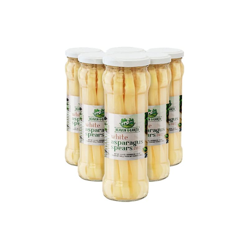 Heaven & Earth White Asparagus Spears 12.5oz (6 Pack) |