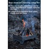 CAMPINGMOON Portable Charcoal Grill Fire Pit Small Stainless Steel for