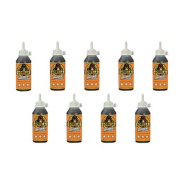 Gorilla Original Waterproof Polyurethane Glue, 8 ounce Bottle, Brown, (Pack of 9)