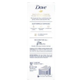 Dove Sensitive Skin Unscented Hypo-Allergenic Beauty Bar 3.75 oz (Pack of 6)