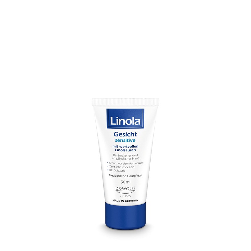 Linola Face Sensitive - 50 ml | Fast Absorbing Moisturising