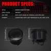 DKMGHT Turn Signal Lights Smoked Lens for Jeep Wrangler 2007-2018