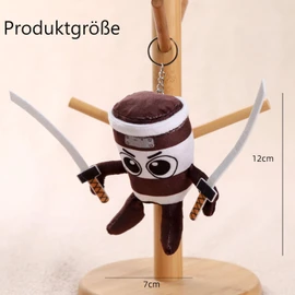 CPRNQY Cappuccino Assassino Figure, 12 cm, Brain Red, Italian Memes, Movable Figure, Collectible and Decoration for Fans of Creative and Original Collectibles, Ideal for Any Collection
