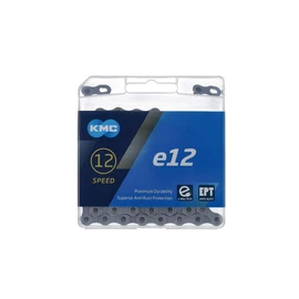 KMC E12 EPT 12 Speed E-Bike Chain, 130 Links, Dark Silver