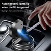 Zpana Car Ashtray with Lid, Smokeless Mini Detachable Vehicle Cup