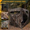 GNYFRAZ Hunting Blind 270 Degree See,2-3 Person Pop Up Ground