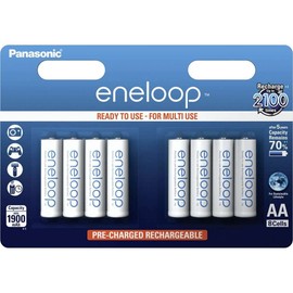 Panasonic 1x8 Eneloop Mignon AA 1900 mAh, BK-3MCCE_8BE (AA 1900 mAh)