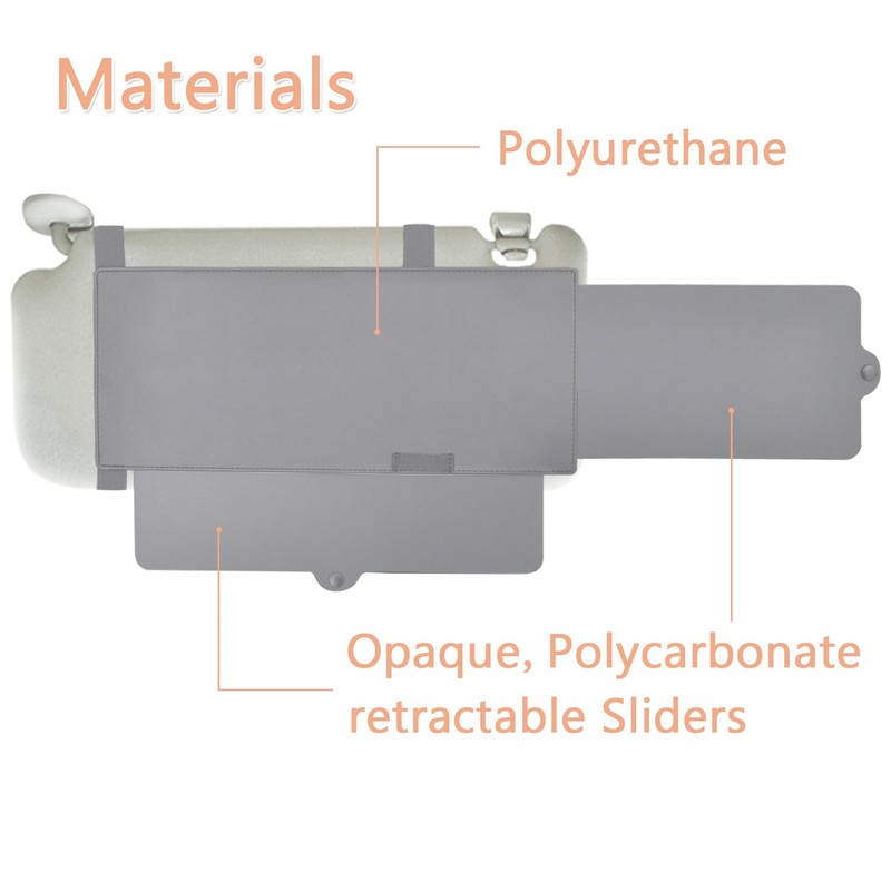 Car Visor Extender, FULLONG Car Visor Sun Shade Extender, Windshield